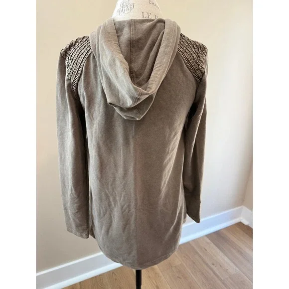 Logo Life by Lori Goldstein Muted green Hoodie XS - Picture 4 of 6